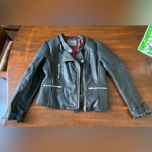 Women’s Faux Leather Jacket ~Size XL